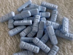 Blue Xanax Bars